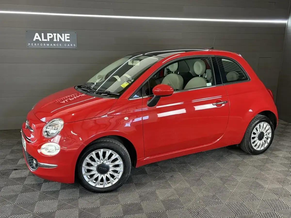Used Fiat 500 Lounge 69 HP (50 kW) 2019 Red Hatchback