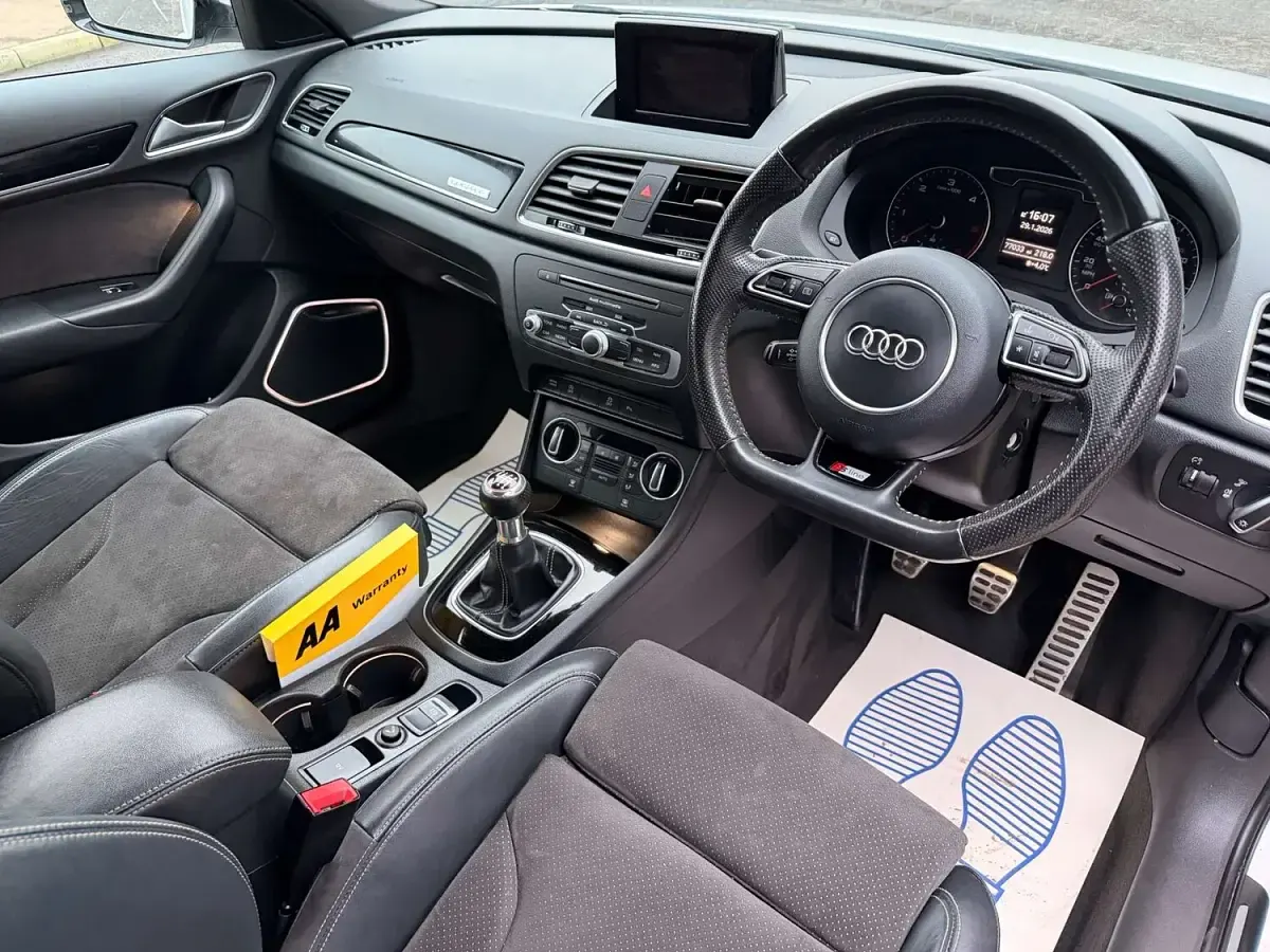 Used Audi Q3 Black Edition 184 HP (135 kW) 2017 White SUV