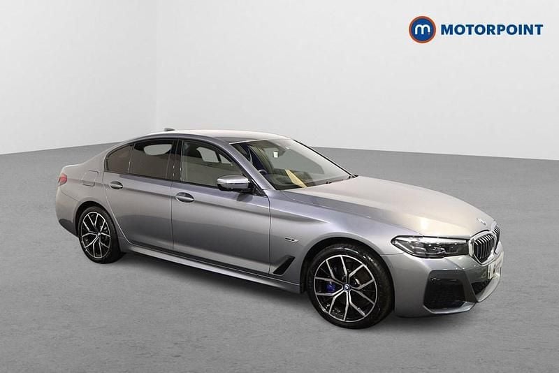 Grey Used 2022 BMW 530e M Sport Sedan | £28,199 (Fair price) - Image 1/4