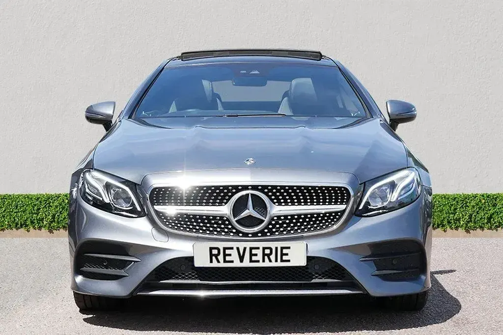 Used Mercedes E220 AMG line 194 HP (142 kW) 2017 Grey Coupe