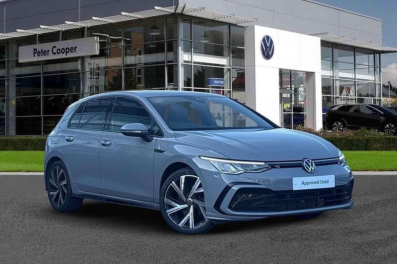 Grey Used 2022 VW Golf VIII R-line Hatchback | £21,491 (A bit pricey) - Image 1/4