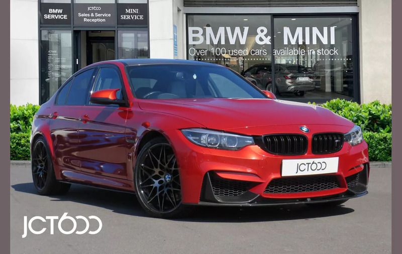 Orange Used 2018 BMW M3 Competition Edition Sedan | £29,737 (Good price) - Image 1/4