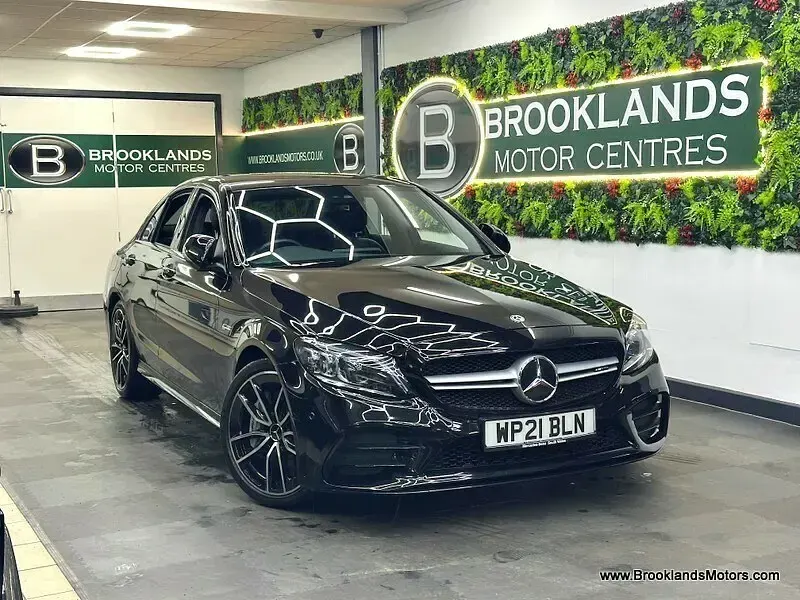 Begagnad Mercedes C43 AMG Premium 2021 Svart Sedan
