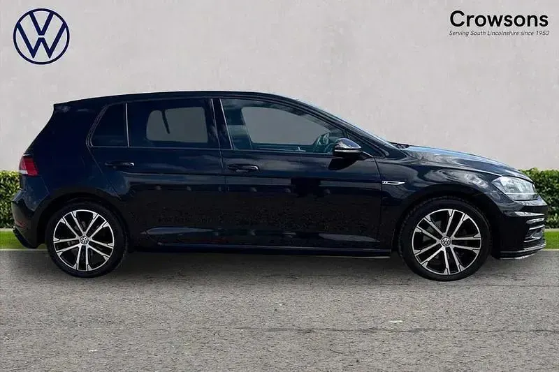 Used VW Golf VII R-line 150 HP (110 kW) 2018 Black Hatchback