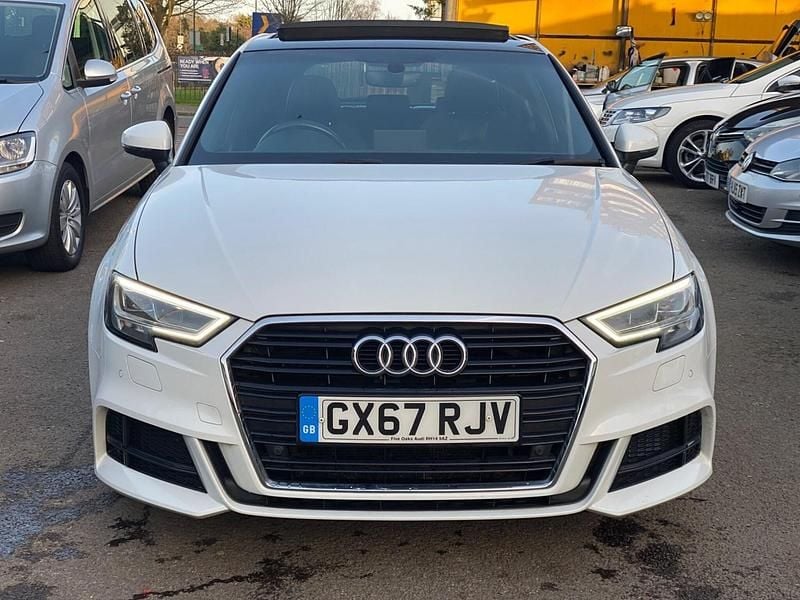 Used Audi A3 Sportback S-Line 2017 White Hatchback