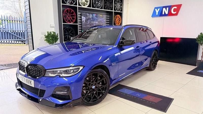 Used BMW 330e M Sport 288 HP (211 kW) 2022 Blue Estate