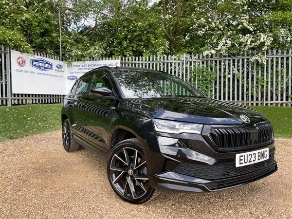 Black Used 2023 Skoda Karoq SportLine SUV | £23,990 (Fair price) - Image 1/1