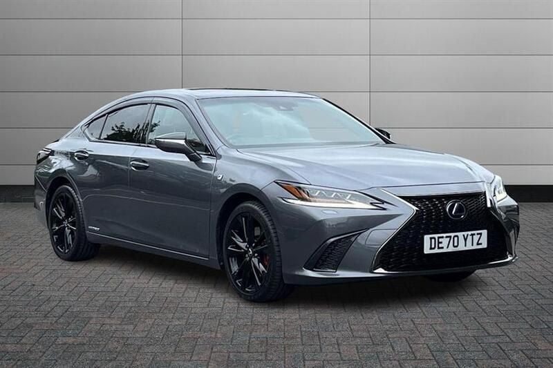 Graphite black Used 2020 Lexus ES300H Sport Line Sedan | £21,150 (Fair price) - Image 1/4