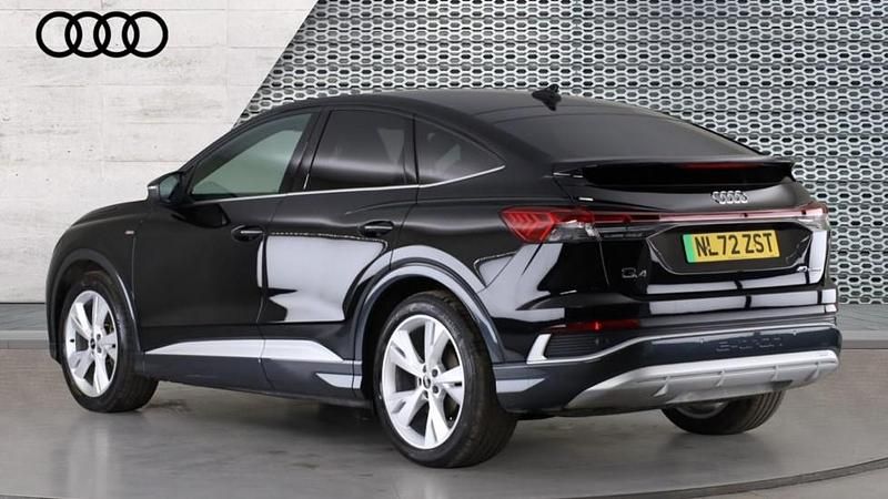 Used Audi Q4 e-tron S-Line 150 kW (204 HP) 2022 Black SUV
