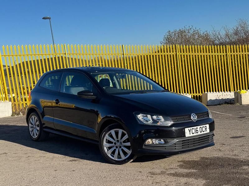 Black Used 2016 VW Polo Match Hatchback | £6,994 (Fair price) - Image 1/4