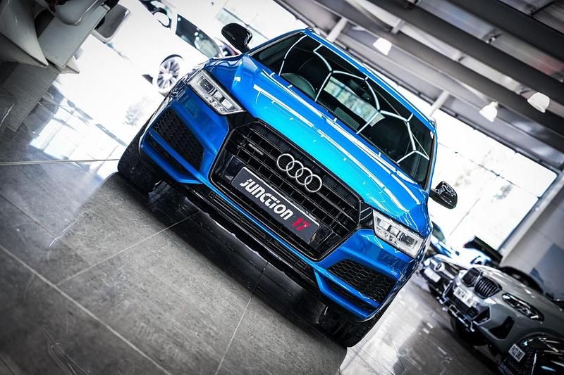 Used Audi Q3 Black Edition 180 HP (132 kW) 2018 Blue SUV