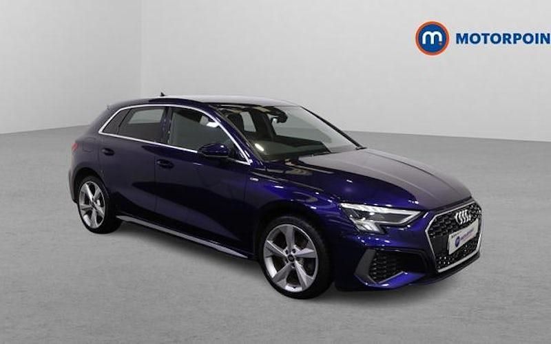 Used 2025 Audi A3 Sportback e-tron S-Line Hatchback | £20,549 (Good price) - Image 1/4