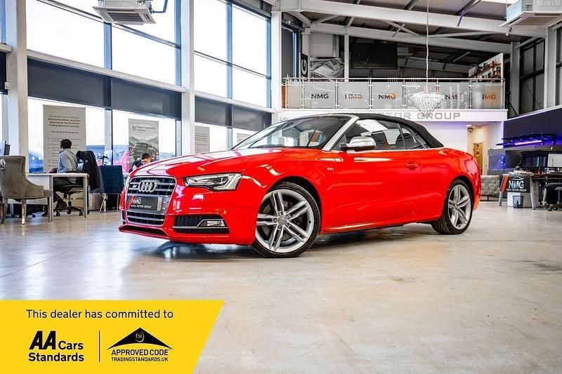 Used Audi S5 Cabriolet 333 HP (244 kW) 2014 Red Cabriolet