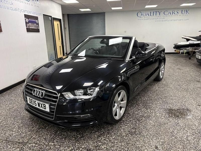 Used Audi A3 Cabriolet Sport 150 HP (110 kW) 2015 Black Cabriolet
