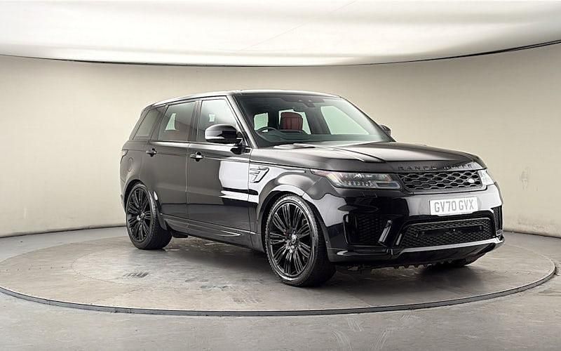 Used Land Rover Range Rover Sport Autobiography Dynamic 525 HP (386 kW) 2020 Santorini black SUV