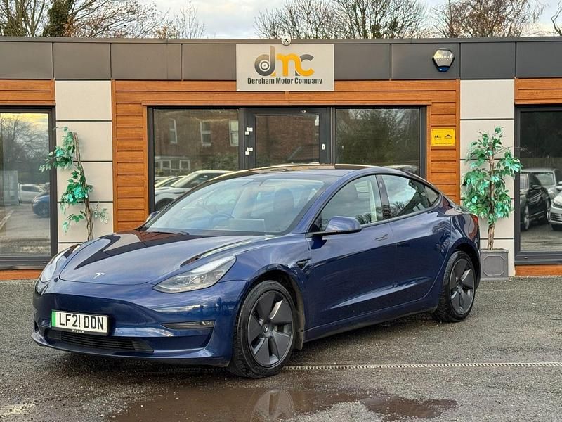 Blue Used 2021 Tesla Model 3 Long Range AWD Sedan | £13,699 (Fair price) - Image 1/4