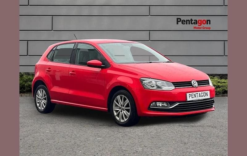 Red Used 2016 VW Polo SE Hatchback | £7,499 (Good price) - Image 1/4