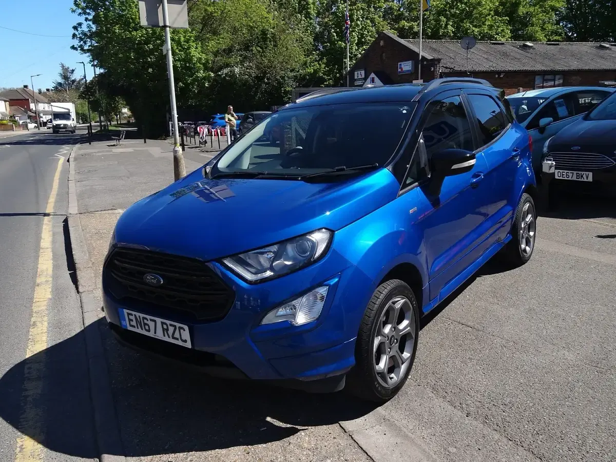 Used Ford Ecosport ST-Line 125 HP (91 kW) 2018 Blue SUV