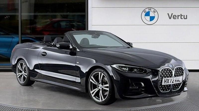 Black Used 2022 BMW 420 M Sport Cabriolet | £28,998 (Good price) - Image 1/3