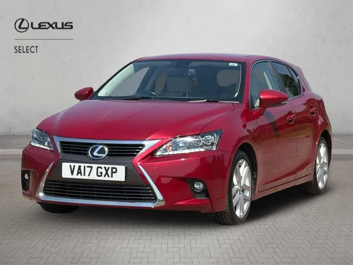 Used Lexus CT200h 2017 Red Hatchback