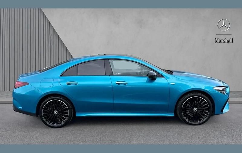 Used Mercedes CLA250e AMG Line Premium Plus 218 HP (160 kW) 2025 Blue Sedan