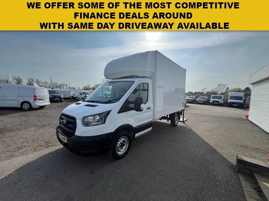 Used Ford Transit S 130 HP (95 kW) 2022 White Cabriolet