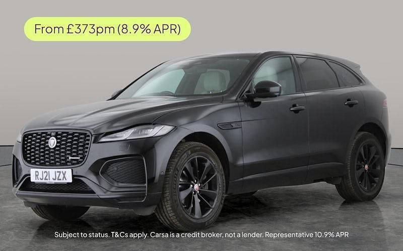 Black Used 2021 Jaguar F-Pace R-Dynamic SUV | £24,689 (Good price) - Image 1/2
