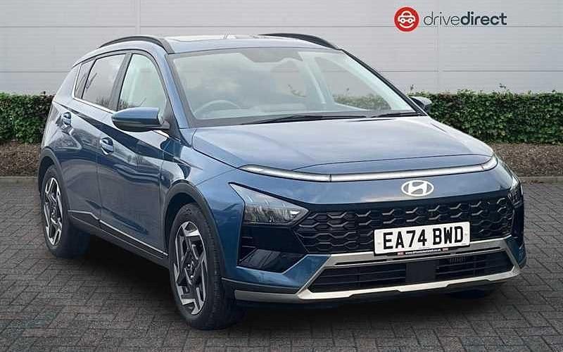 Blue Used 2024 Hyundai Bayon Ultimate SUV | £17,845 (Expensive) - Image 1/4
