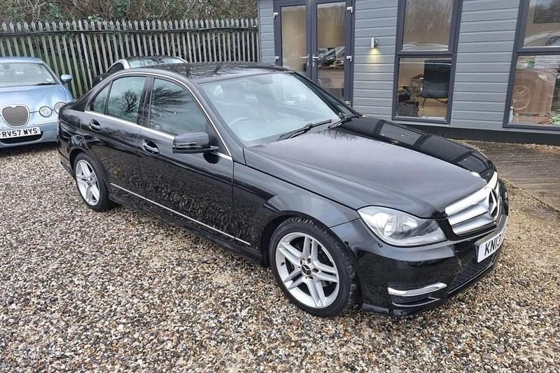 Black Used 2013 Mercedes C180 AMG Sedan | £7,395 (Fair price) - Image 1/1