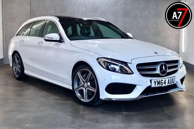 Used Mercedes C200 AMG Line Premium 184 HP (135 kW) 2015 White Estate