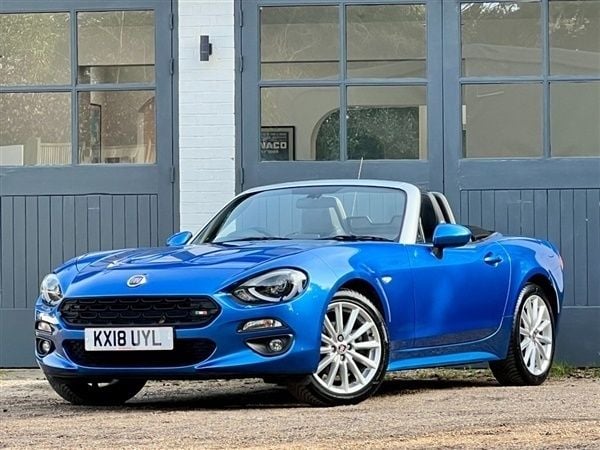 Italia blue Used 2018 Fiat 124 Lusso Plus Cabriolet | £14,250 (Fair price) - Image 1/1