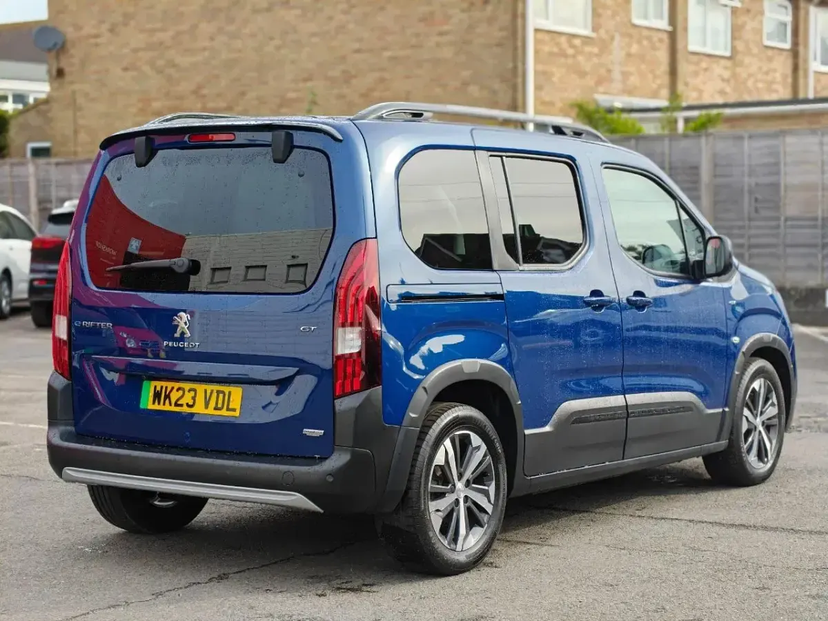 Used Peugeot e-Rifter GT 98 kW (134 HP) 2023 Blue MPV