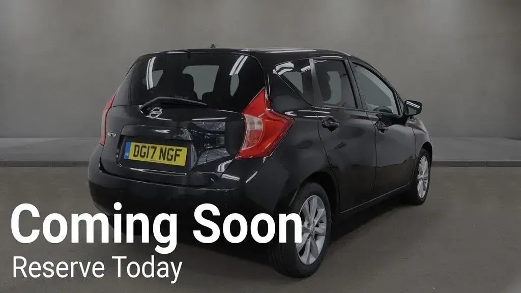 Used Nissan Note Acenta Premium 98 HP (72 kW) 2017 Black Hatchback