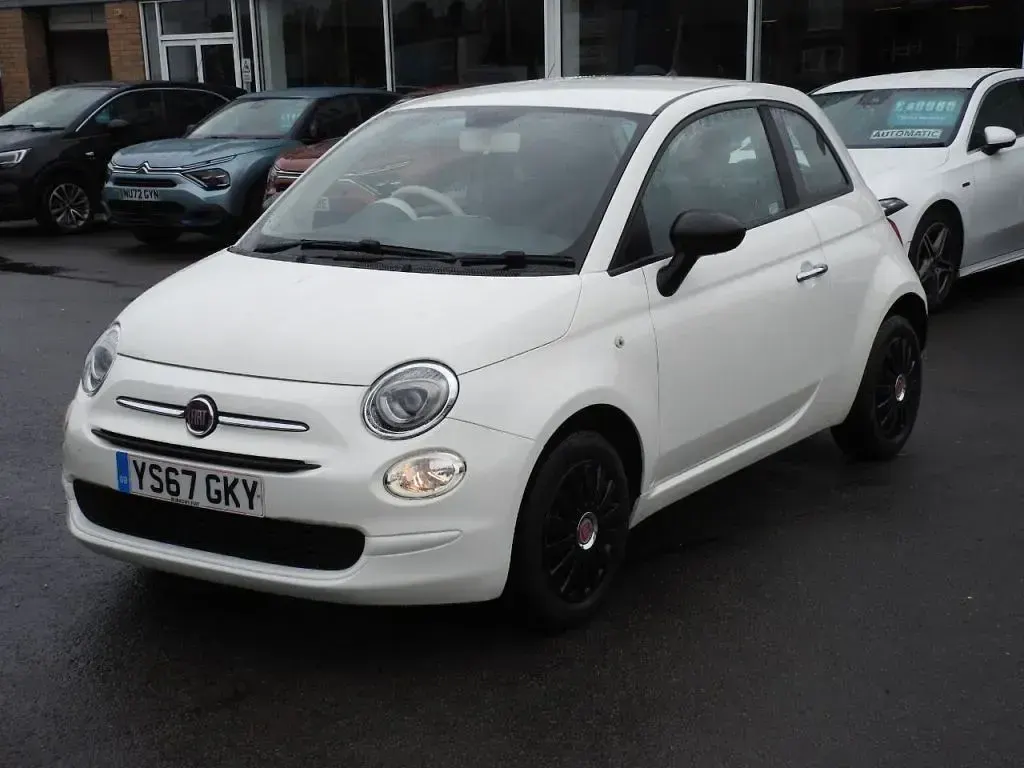 Used Fiat 500 Pop 69 HP (50 kW) 2017 White Hatchback