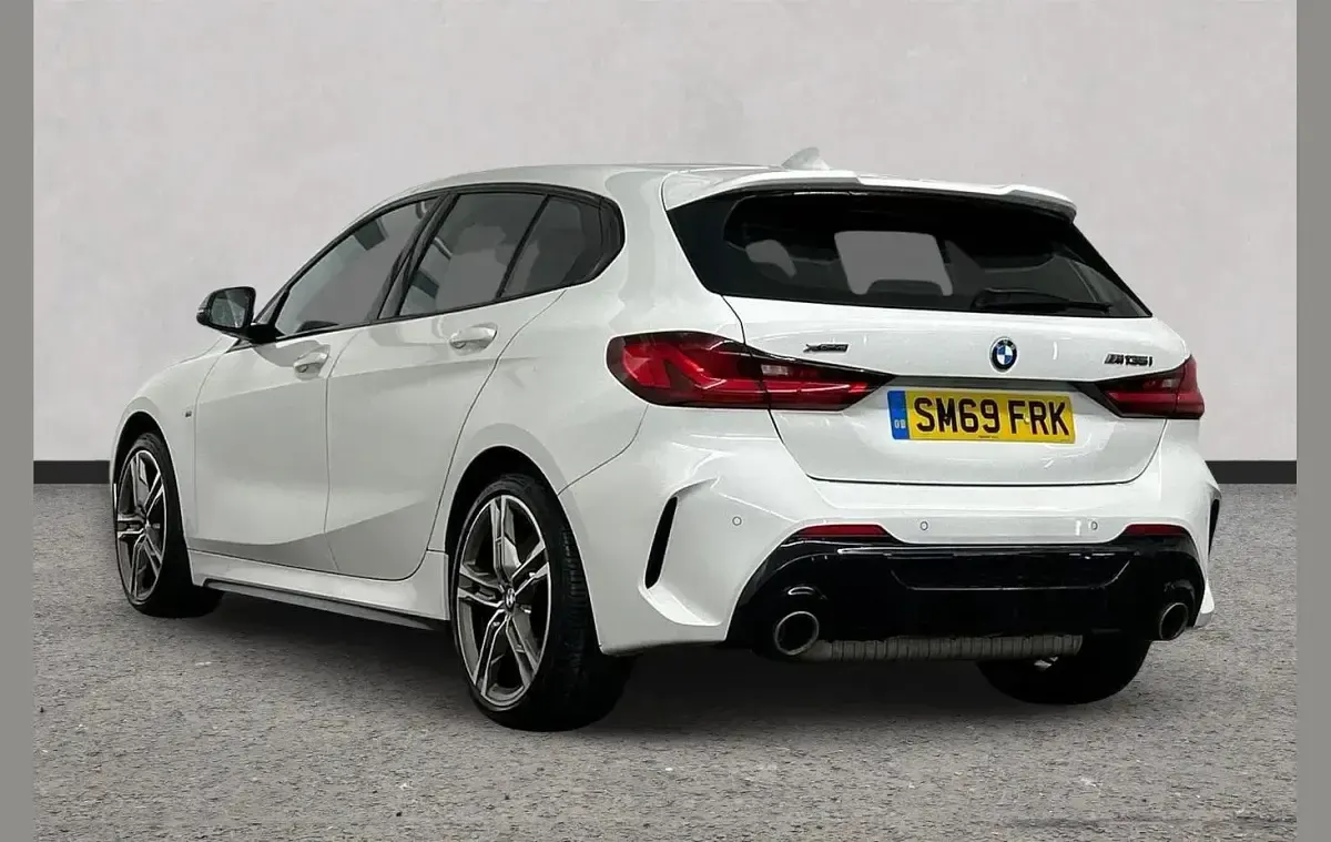 Used BMW M135 Shadowline 302 HP (222 kW) 2019 White Hatchback