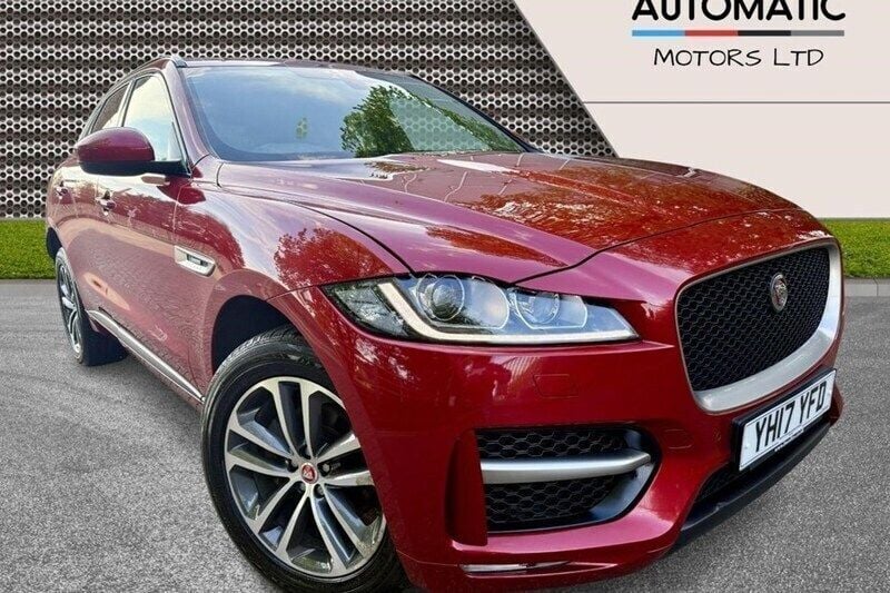 Red Used 2017 Jaguar F-Pace R-Sport SUV | £13,990 (Good price) - Image 1/1