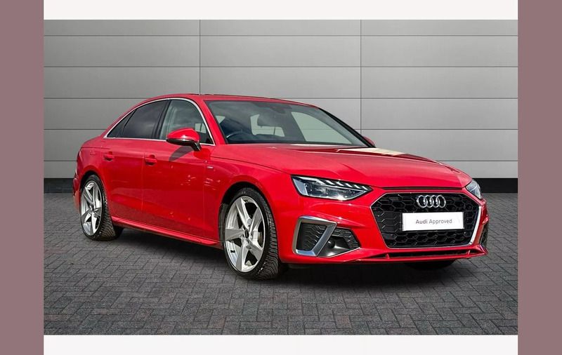 Red Used 2022 Audi A4 S-Line Sedan | £19,895 (Good price) - Image 1/4
