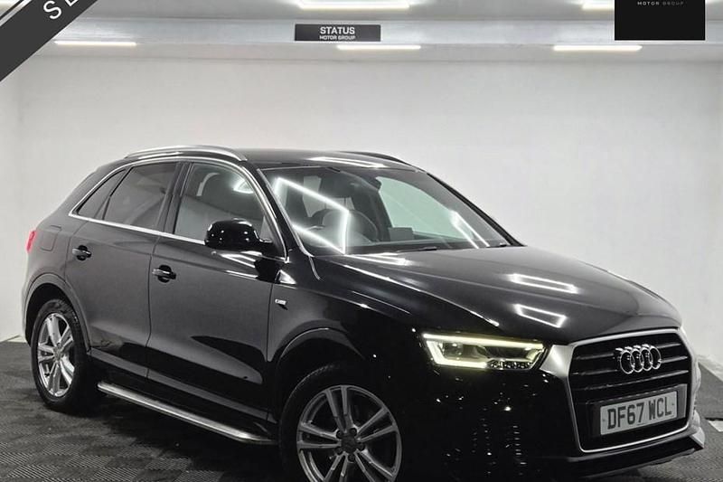 Black Used 2018 Audi Q3 S-Line SUV | £14,295 (Good price) - Image 1/1