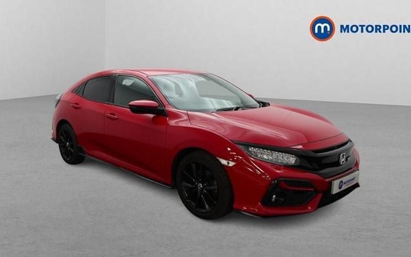 Used Honda Civic Sport 182 HP (133 kW) 2021 Red Hatchback