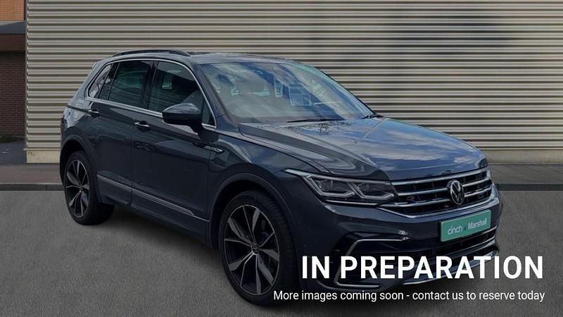 Grey Used 2023 VW Tiguan R-line SUV | £34,882 (Expensive) - Image 1/4