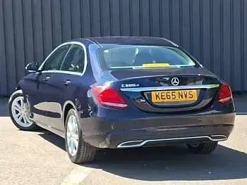 Used Mercedes C220 170 HP (125 kW) 2016 Blue Sedan