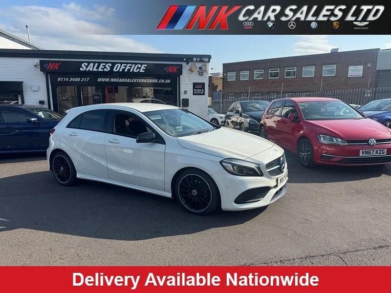 White Used 2017 Mercedes A200 AMG Line Premium Hatchback | £12,995 (A bit pricey) - Image 1/4