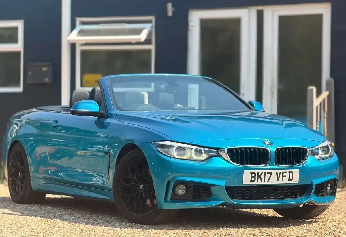 Used BMW 420 M Sport 2017 Blue Cabriolet