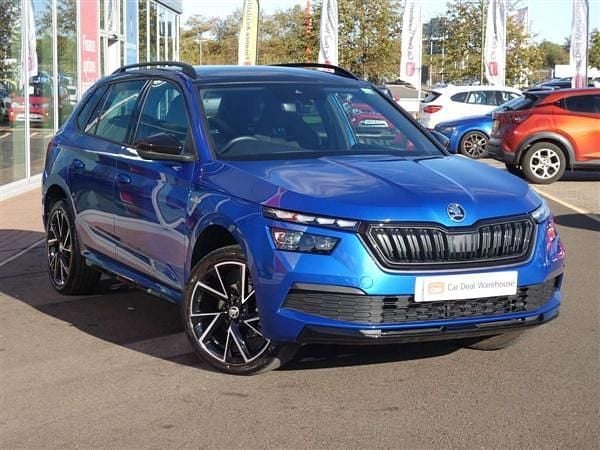 Blue Used 2022 Skoda Kamiq Monte Carlo SUV | £16,698 (Fair price) - Image 1/4