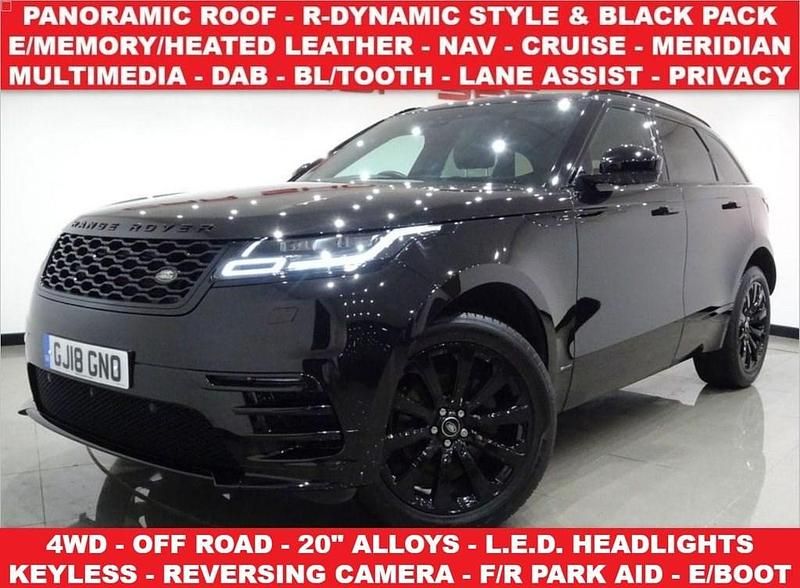 Used Land Rover Range Rover Velar R-Dynamic 240 HP (176 kW) 2018 Black SUV