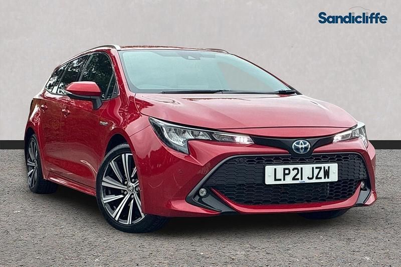 Red Used 2021 Toyota Corolla Design Estate | £19,464 (Fair price) - Image 1/4