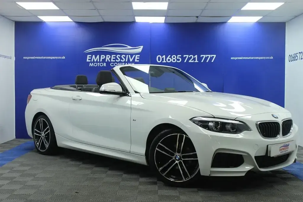 Used BMW 218 M Sport 136 HP (100 kW) 2020 White Cabriolet