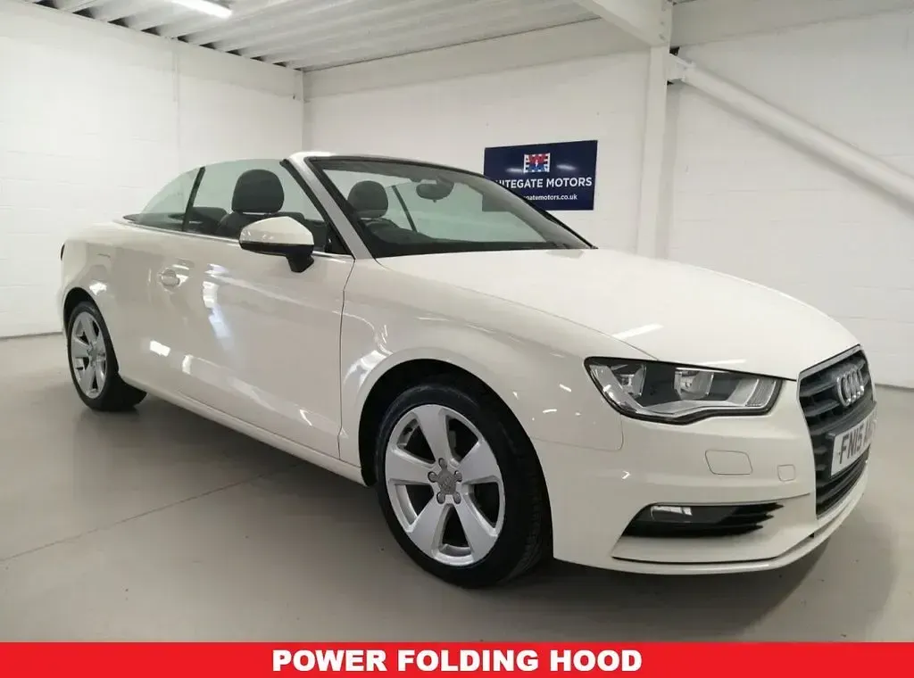 Used Audi A3 Cabriolet Sport 150 HP (110 kW) 2015 White Cabriolet
