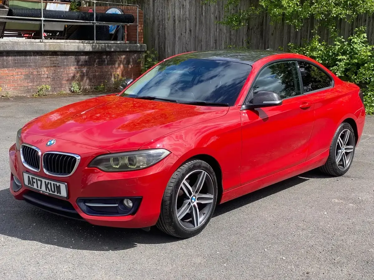 Used BMW 218 Sport Line 2017 Red Coupe