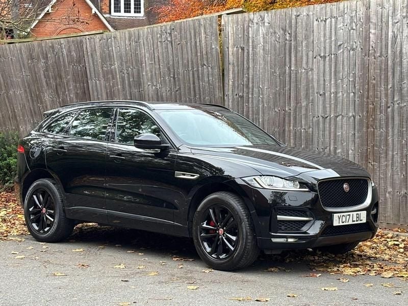 Black Used 2017 Jaguar F-Pace R-Sport SUV | £14,895 (Fair price) - Image 1/4